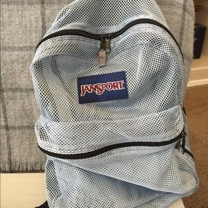 mesh jansport backpack